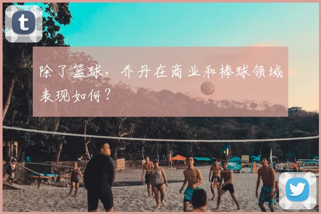 除了篮球，乔丹在商业和棒球领域表现如何？
